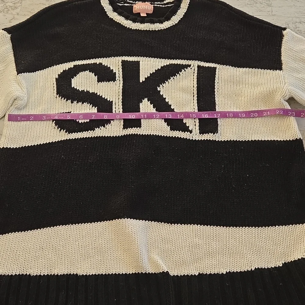 Show Me Your MuMu SKI Sweater Size Medium Oversized - Picture 6 of 8
